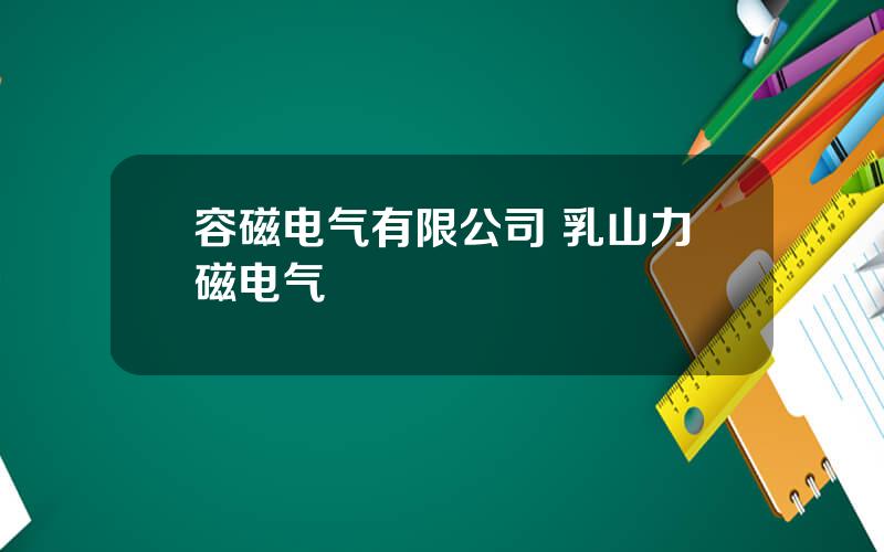 容磁电气有限公司 乳山力磁电气